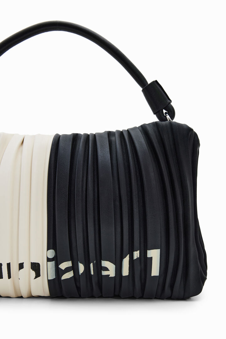 Two-tone pleated bag | Desigual