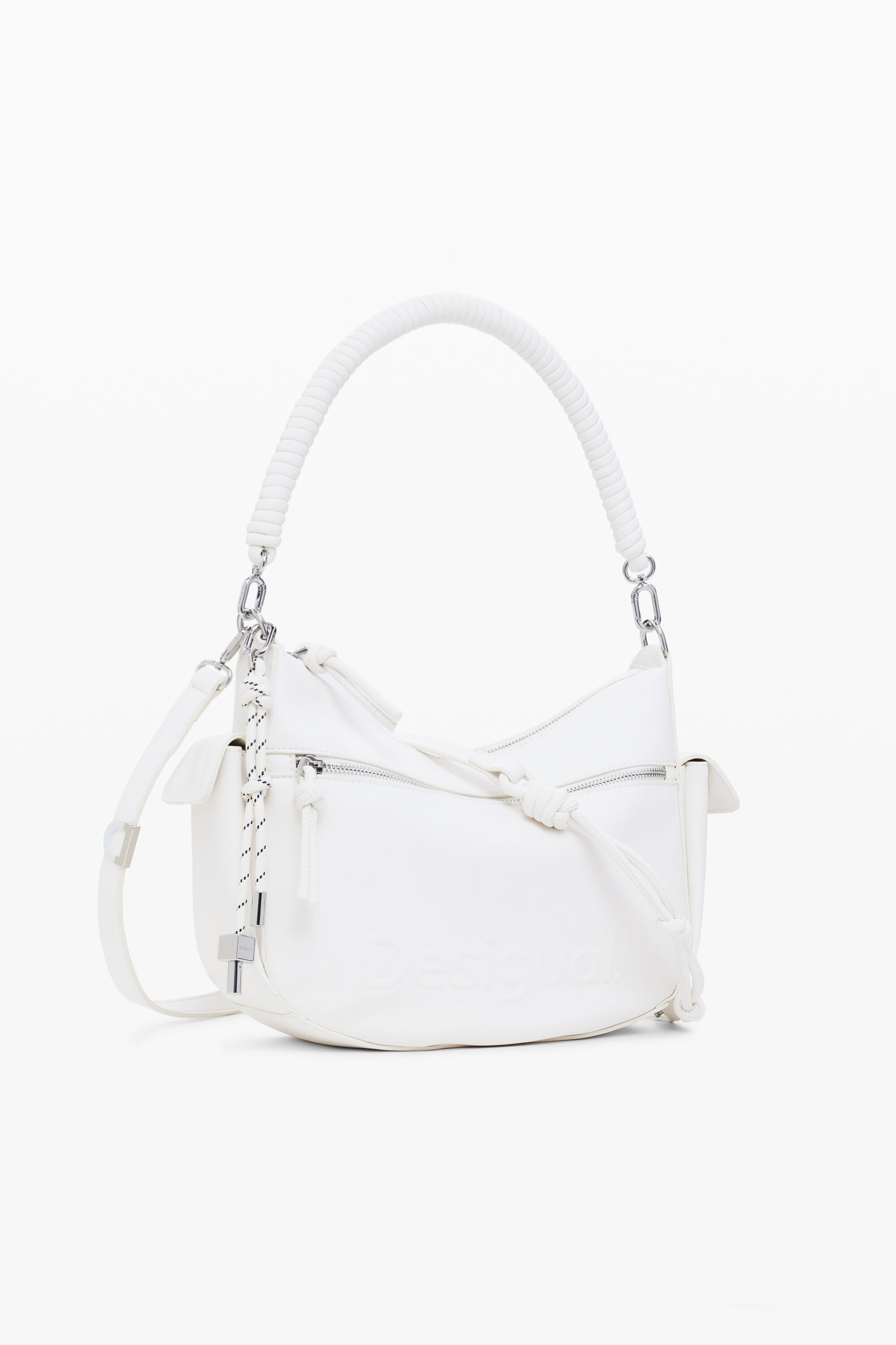 Desigual ロゴバッグ In White