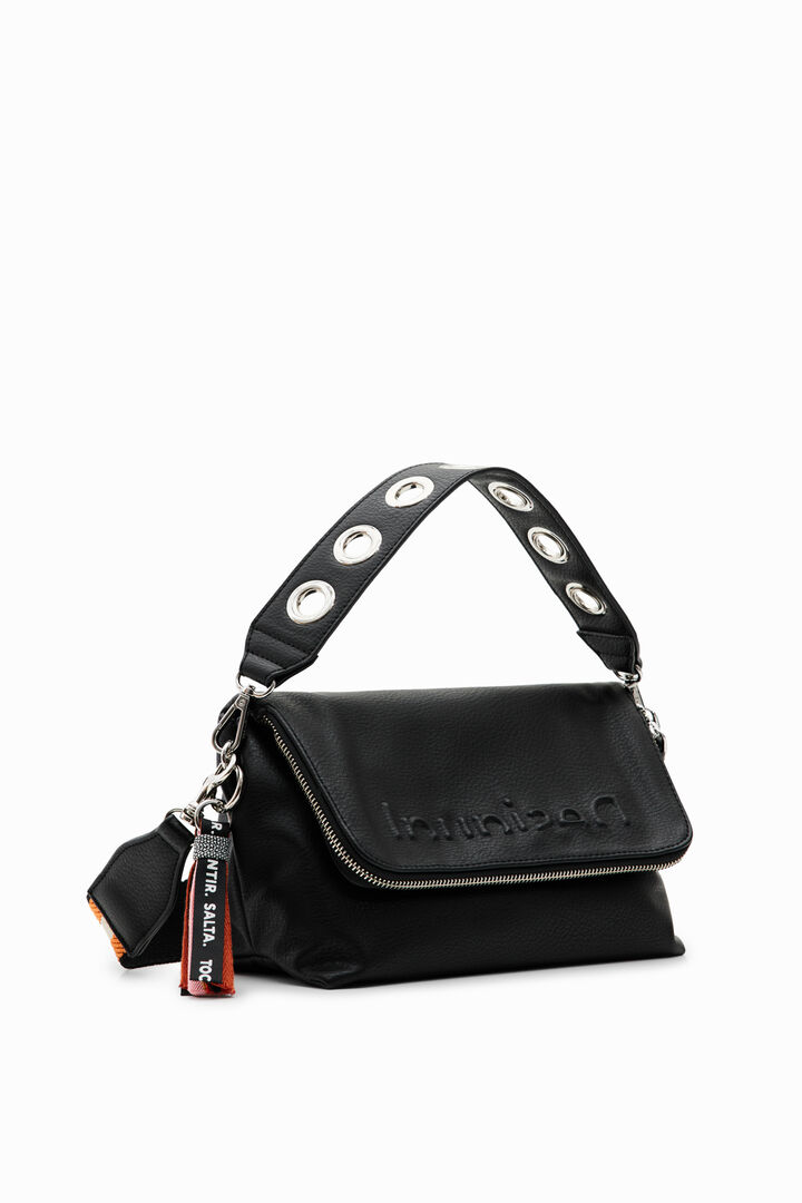 Half-logo crossbody bag | Desigual