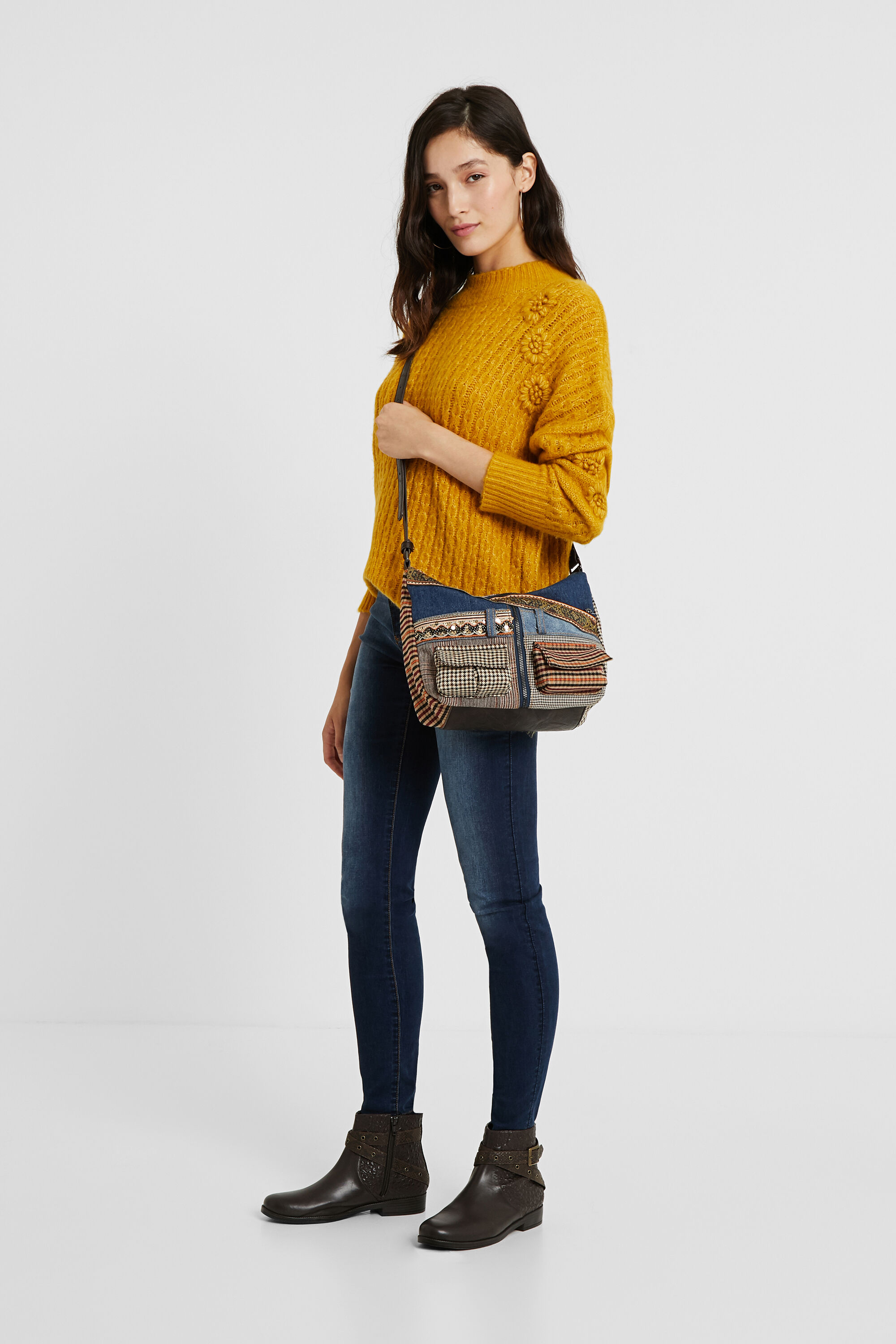 Bolsos vaqueros de 2025 patchwork