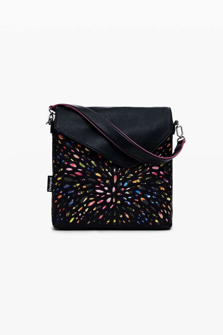 2-in-1 perforated mini backpack | Desigual