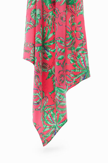 Tropical square scarf | Desigual