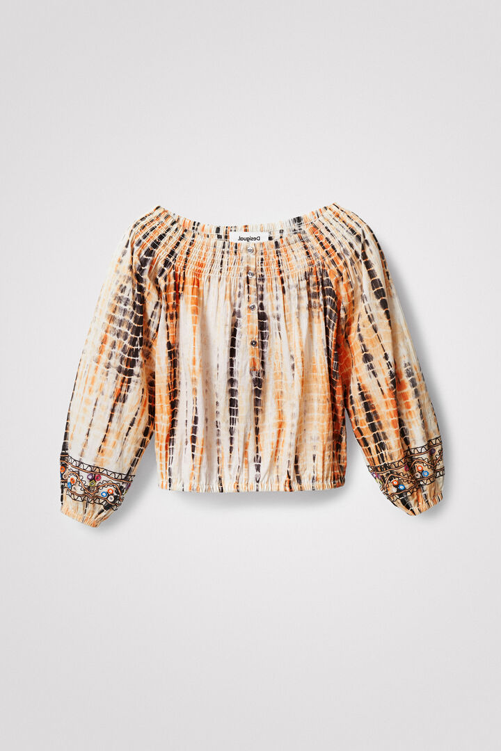 Blusa cuello de barco | Desigual