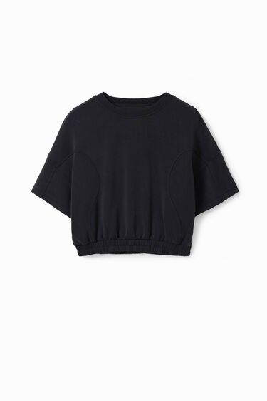 Camiseta corta abullonada sport | Desigual