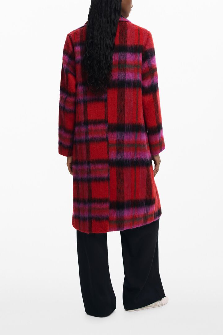 Abrigo tartan rojos