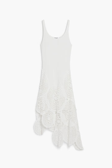 Robe midi en crochet | Desigual