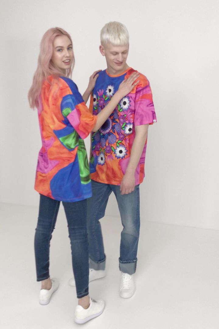 T-shirt unissexo psicadélica com mandala | Desigual