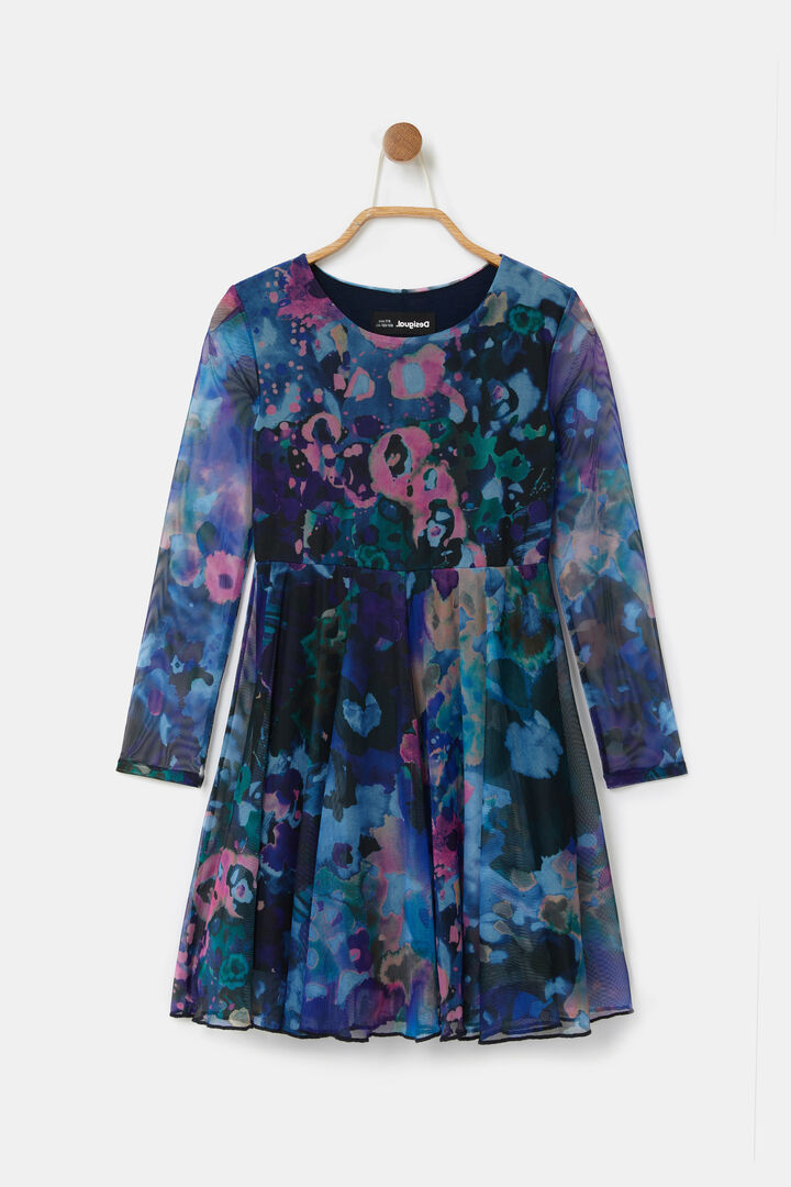 High-waist dress flowers | Desigual