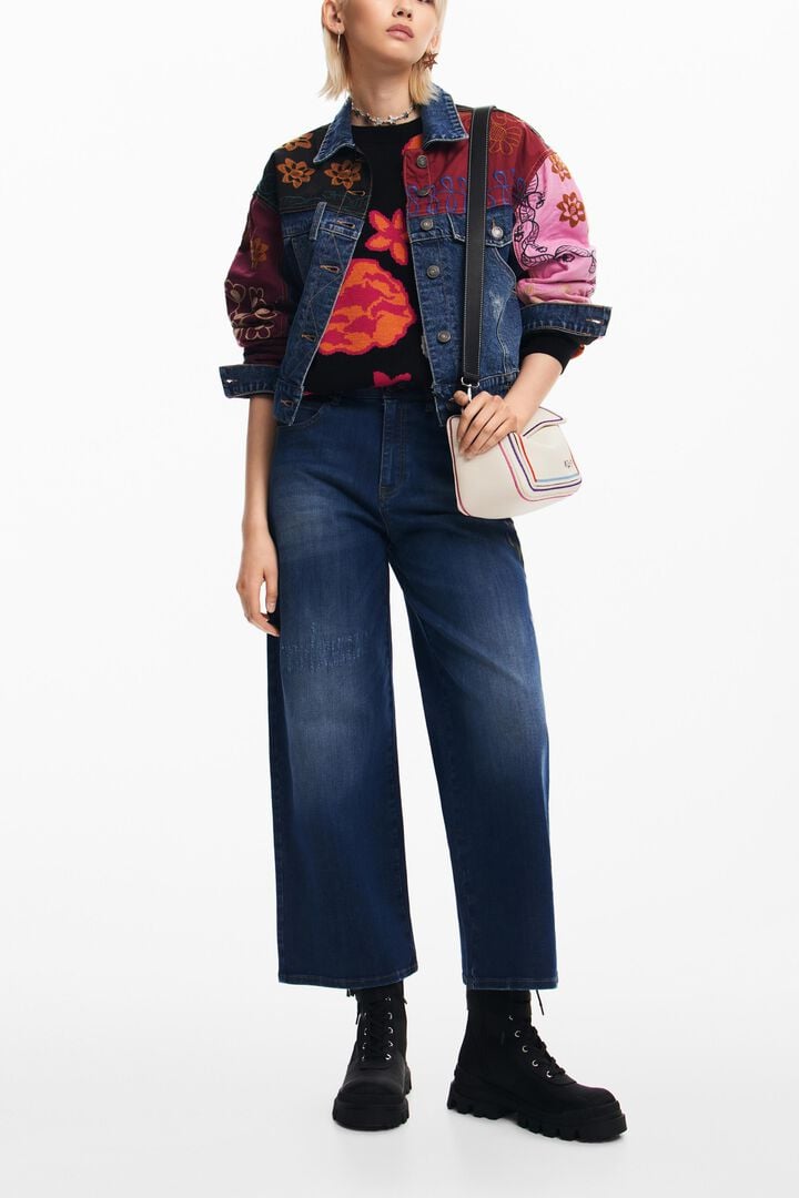 Chaqueta denim patchwork | Desigual