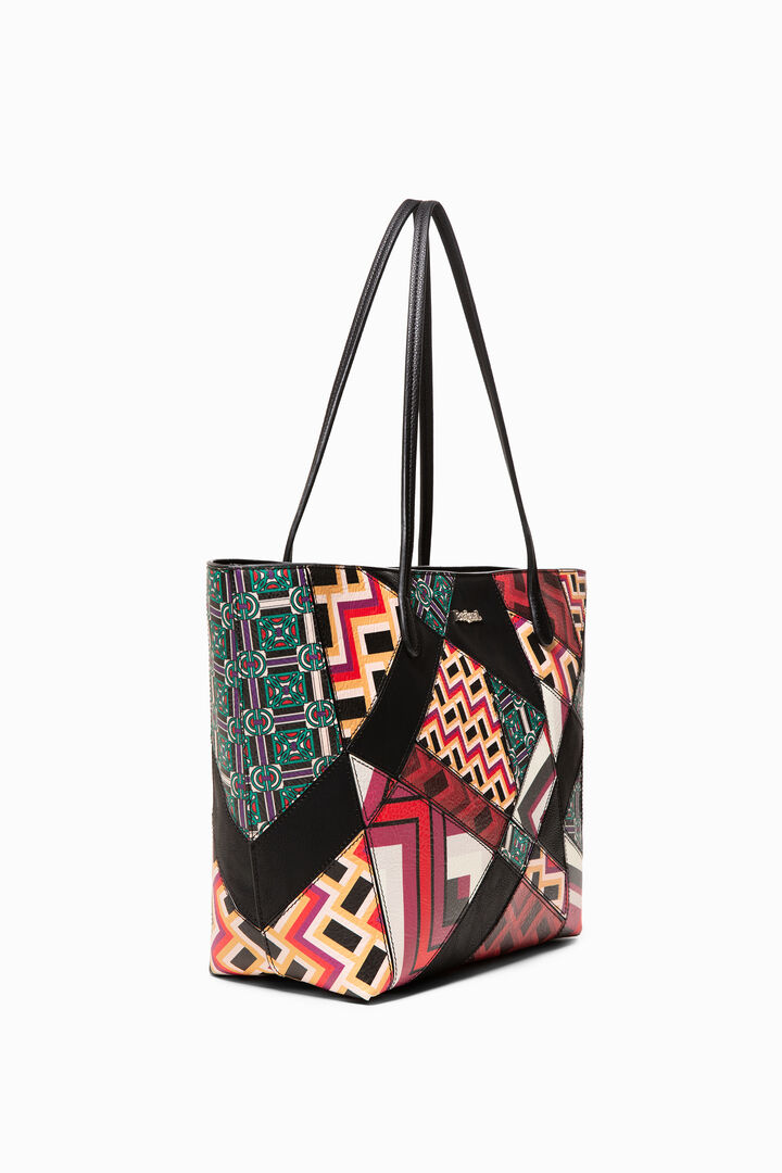 Graphic Atlas Capri Zipper Shopper | Desigual
