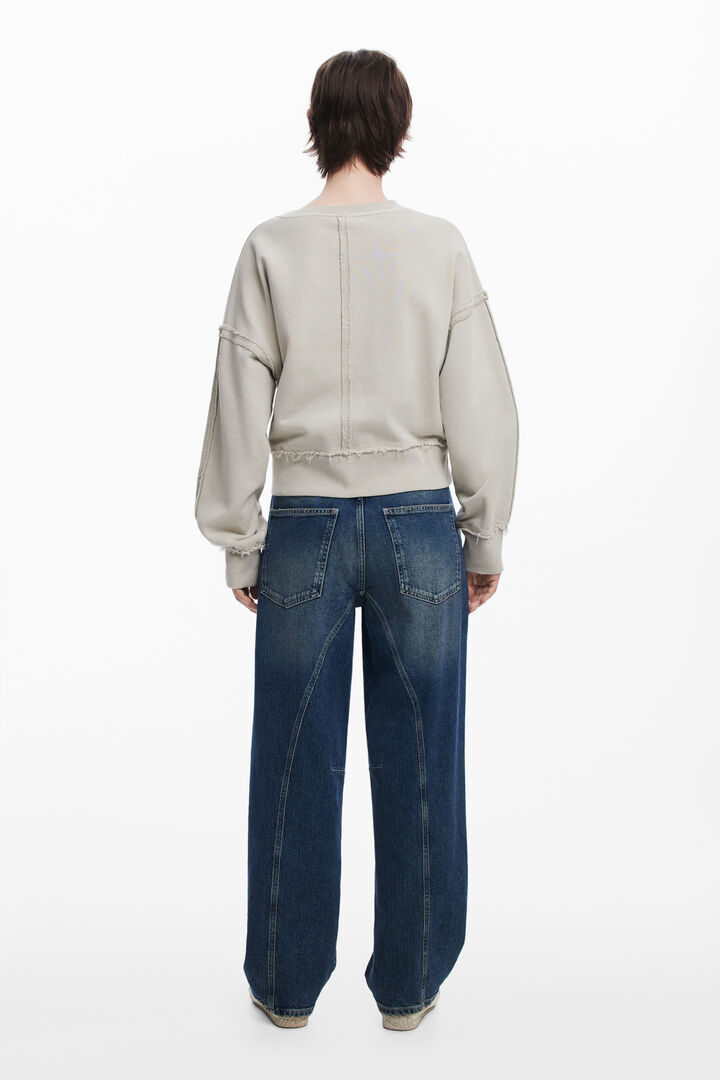 Sweatshirt mit Steppnähten | Desigual