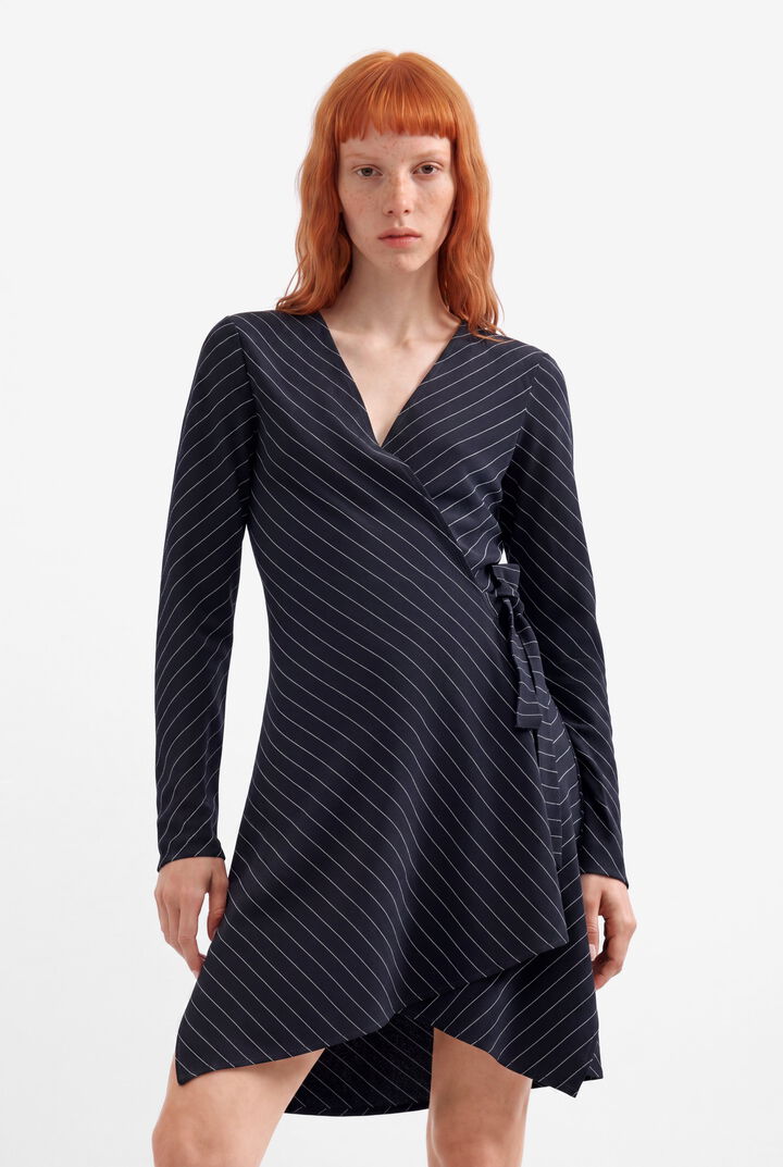 Long Sleeve V-Neck Dress