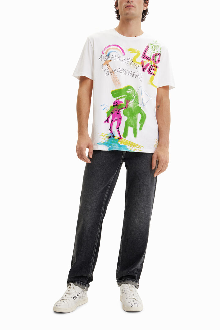 Arty illustration T-shirt | Desigual
