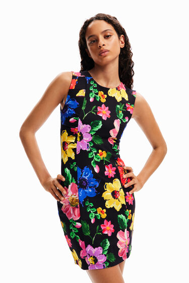 Vestido mini flores | Desigual