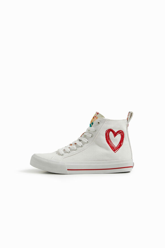 Botín sneaker con corazón | Desigual
