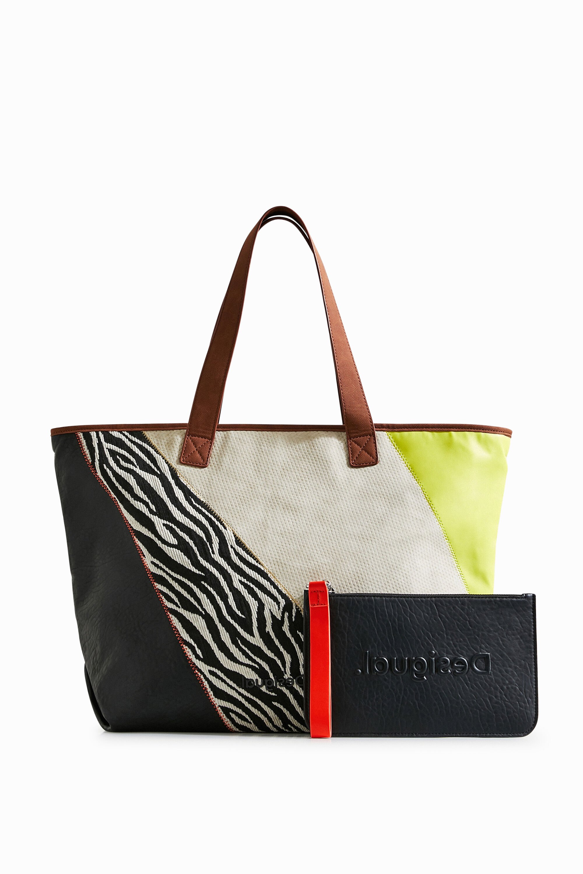 XL patchwork shopper