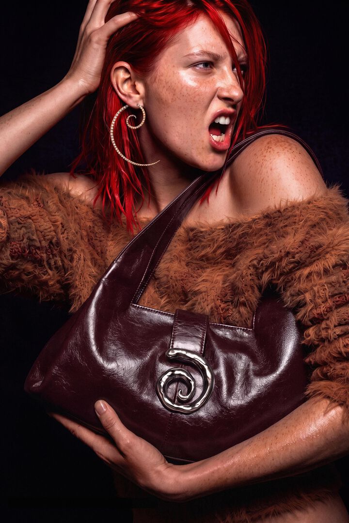 medium zalio leather bag