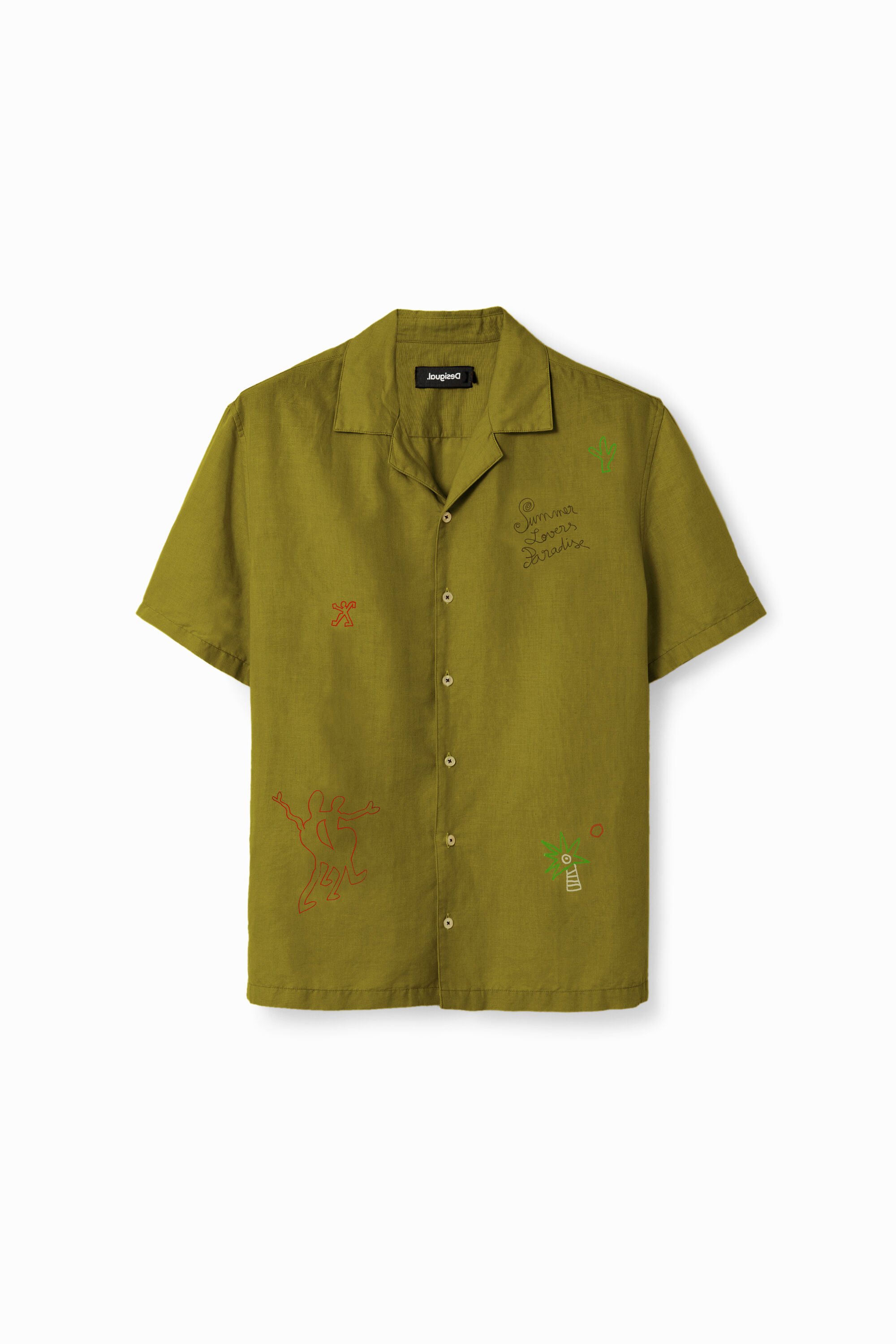 Desigual Embroidered resort shirt