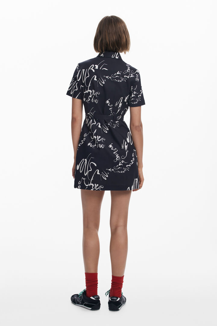 Vestido corto estampado | Desigual
