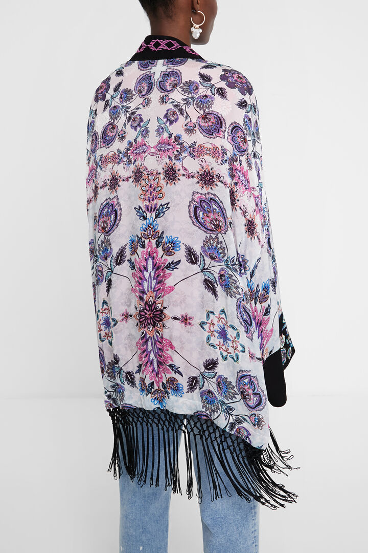 Kimono imprimé fleuri | Desigual