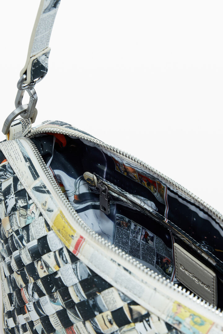Sac bowling moyen tressé | Desigual