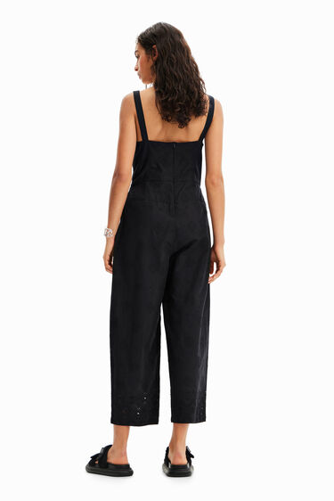 Flocked long jumpsuit | Desigual