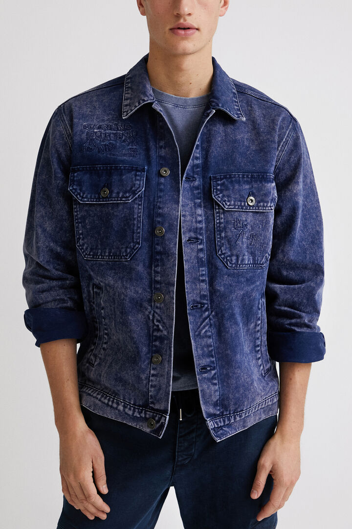 Giacca di jeans lavaggio consumato | Desigual