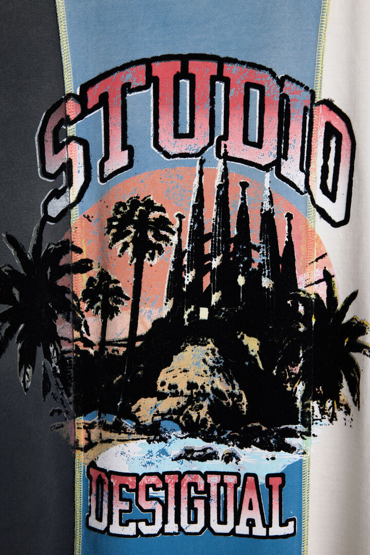 T-Shirt mit Palmen Studio | Desigual