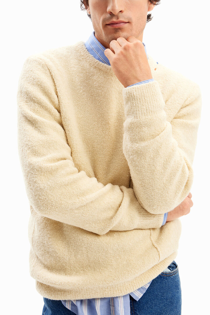 Wool texture pullover | Desigual