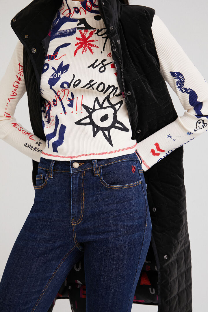 Skinny Jeans mit Waschung | Desigual