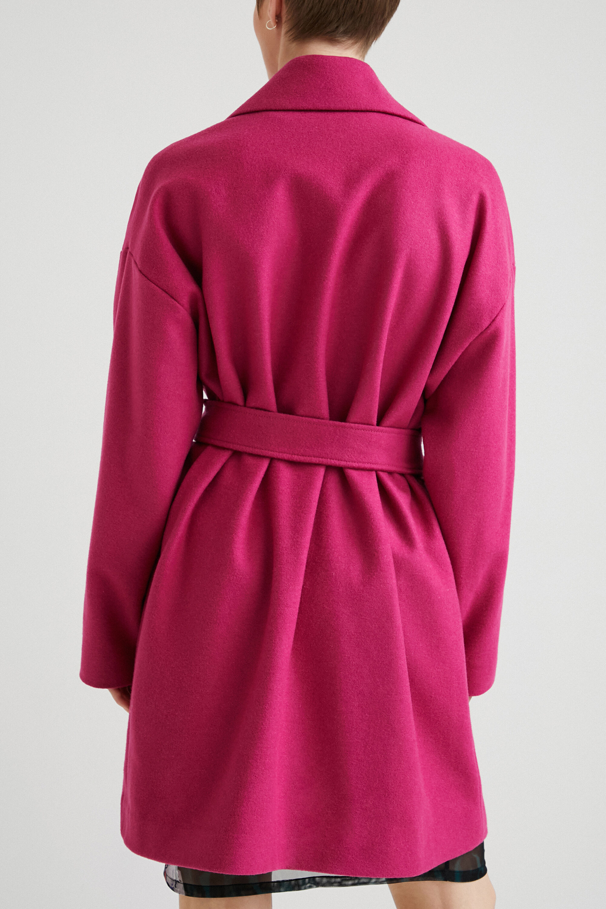 desigual wool coat