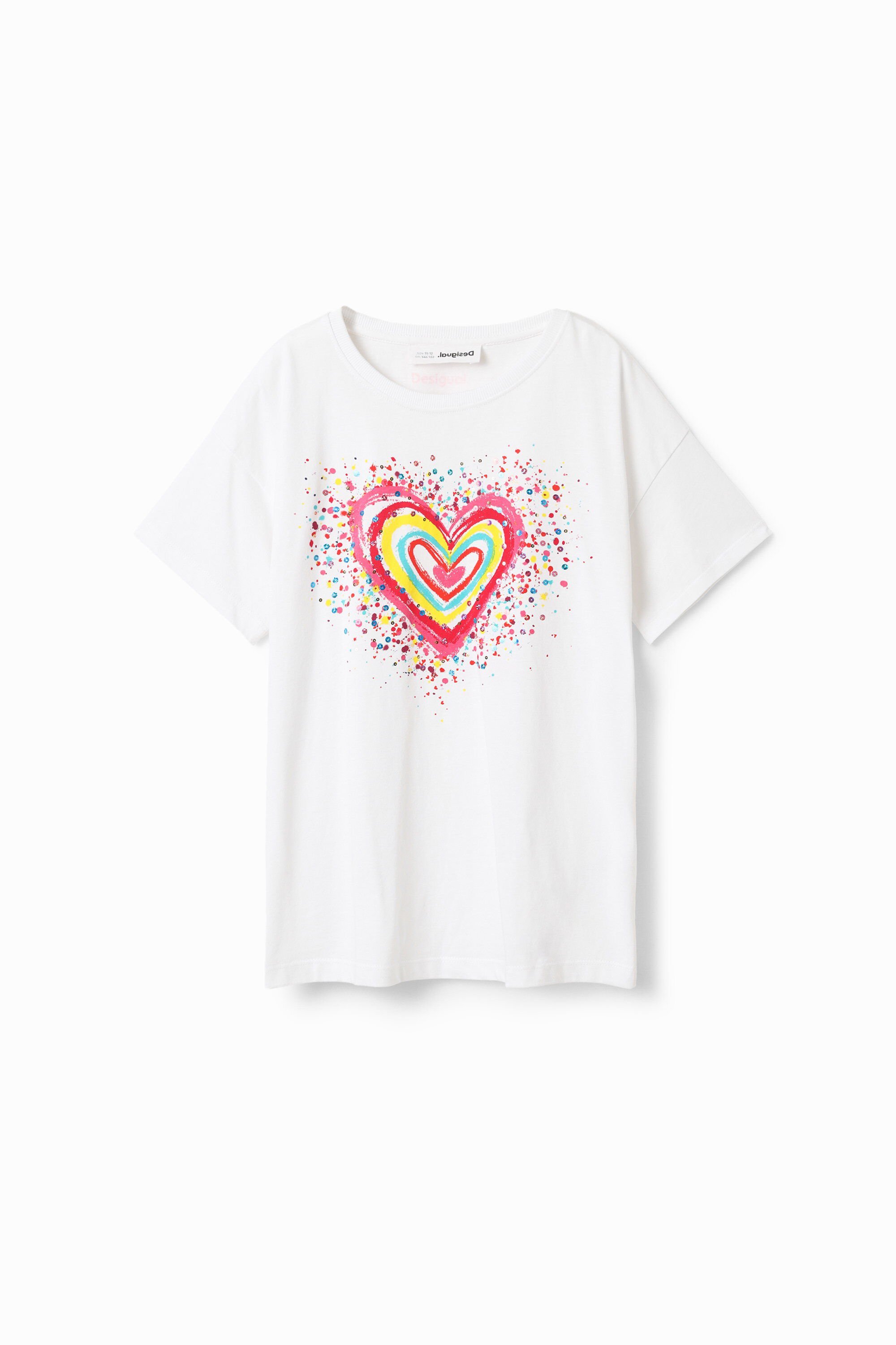 Shirt Herz Pailletten