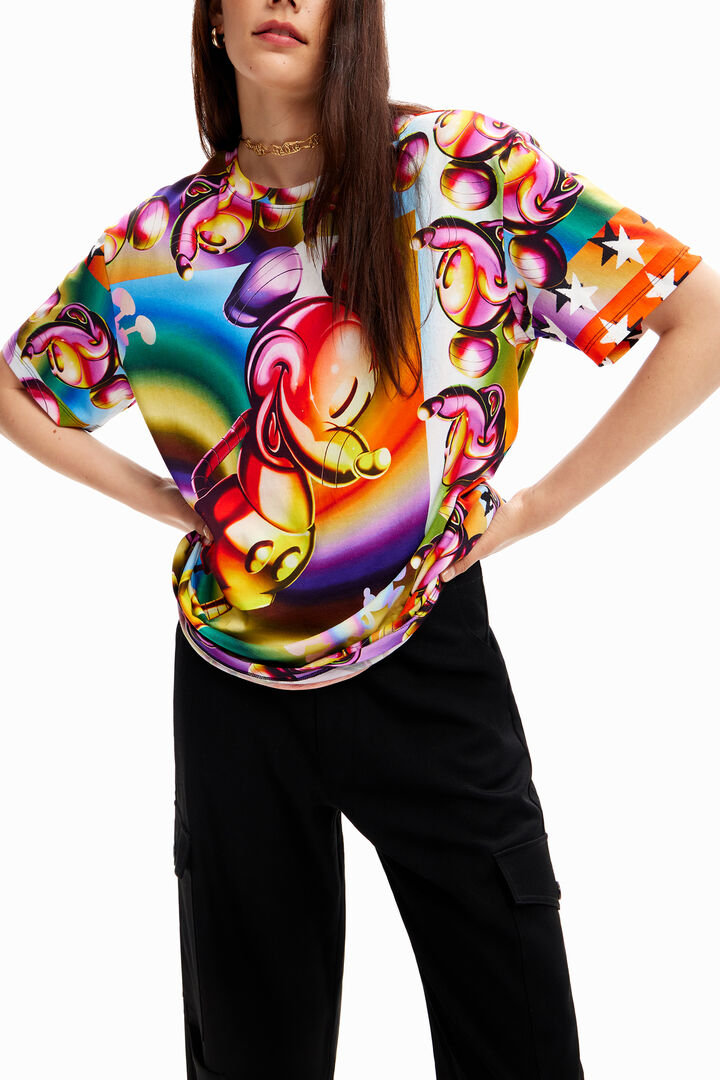 Multicolour oversize Mickey Mouse T-shirt | Desigual