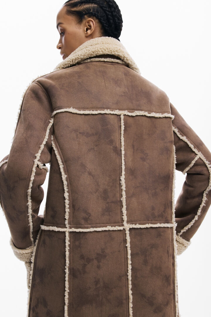 Faux leather coat | Desigual