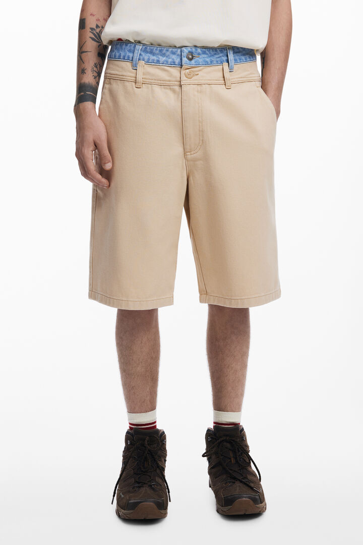 Double-waist Bermuda shorts | Desigual