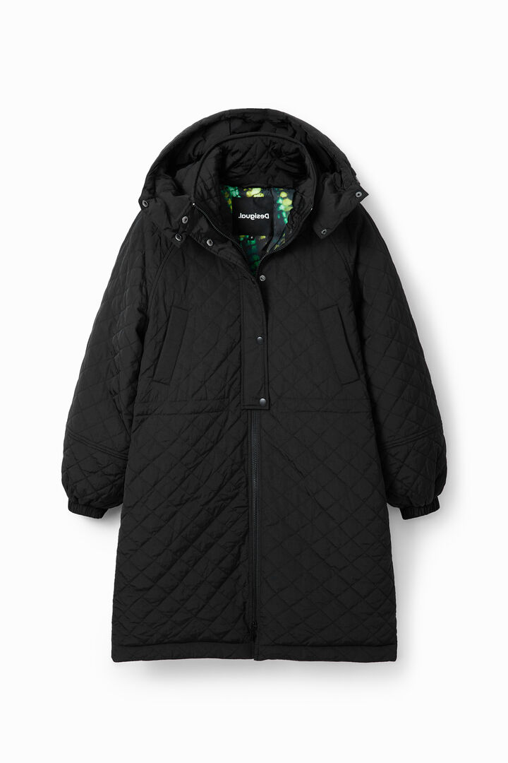 Pro&scaron;iveni kaput s puf rukavima | Desigual