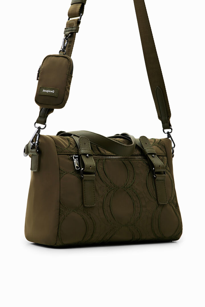 Embossed circles handbag | Desigual