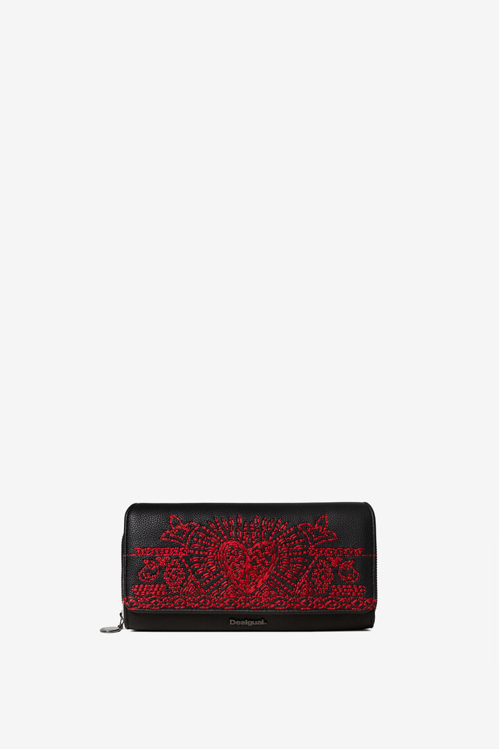 Porte-monnaie rectangulaire coeur | Desigual