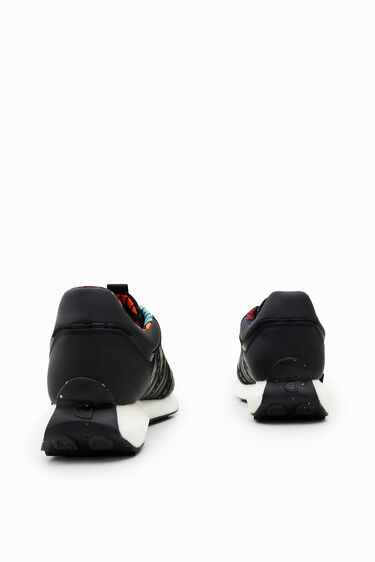 Runner sneakers met rubberdetails | Desigual