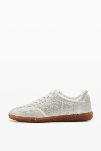 Retro metallic sneakers