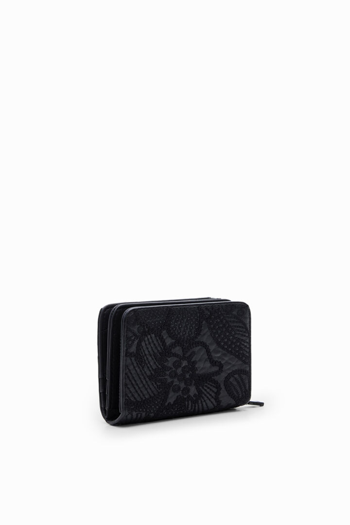 S embroidered floral wallet | Desigual