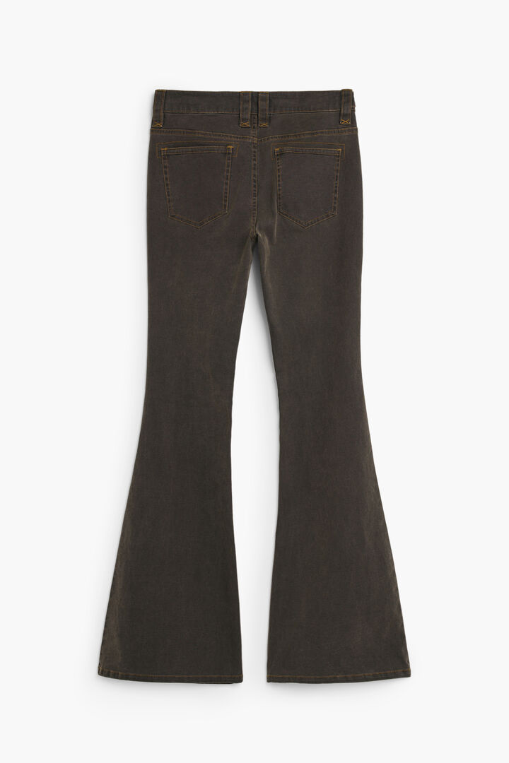 DŁUGIE SPODNIE Z ROZSZERZANYMI NOGAWKAMI | Desigual