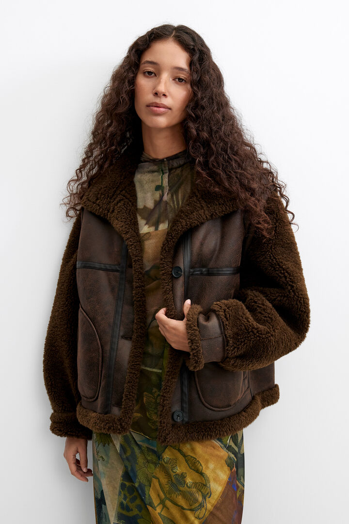 Double-face detachable coat