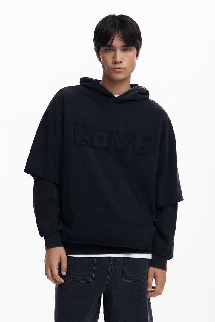 Sudadera doble manga