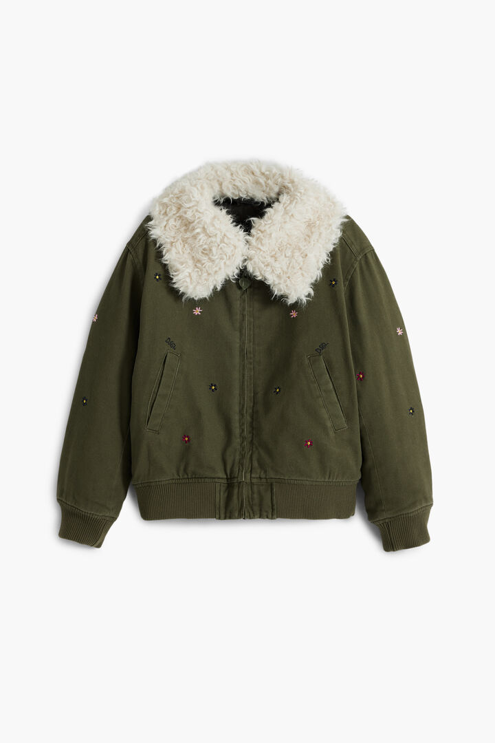 Fliegerjacke mit Fellkragen | Desigual