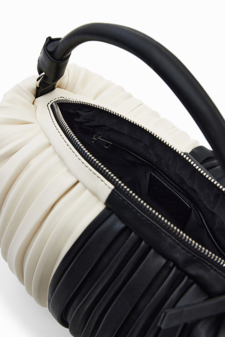Two-tone pleated bag | Desigual