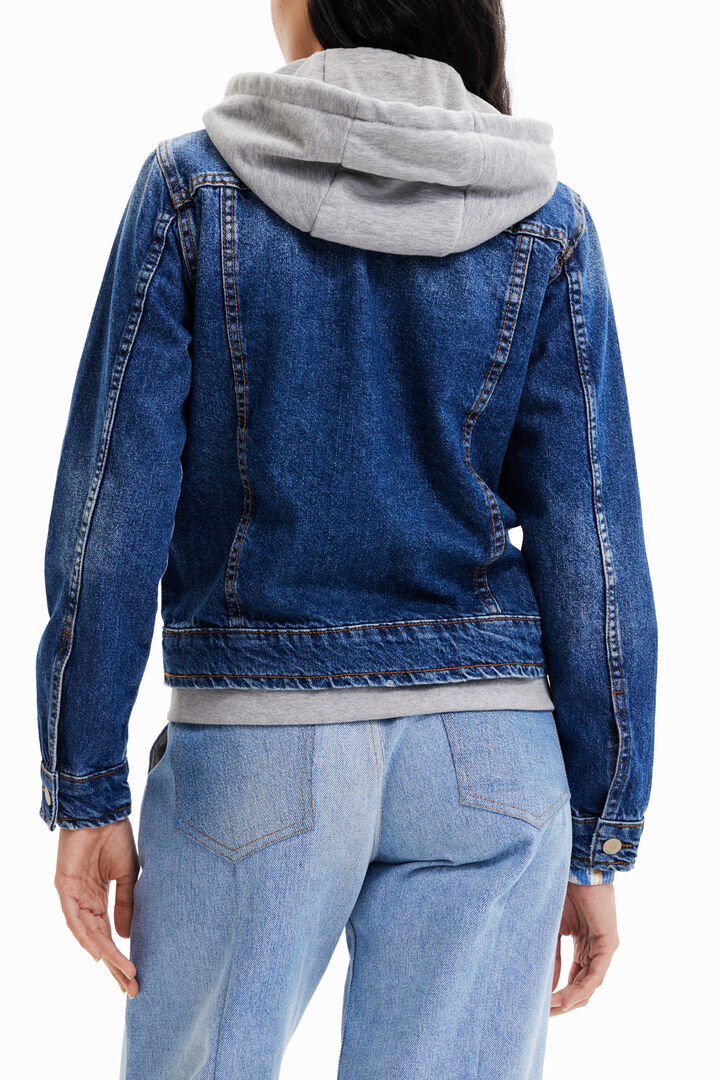 Hooded denim jacket | Desigual