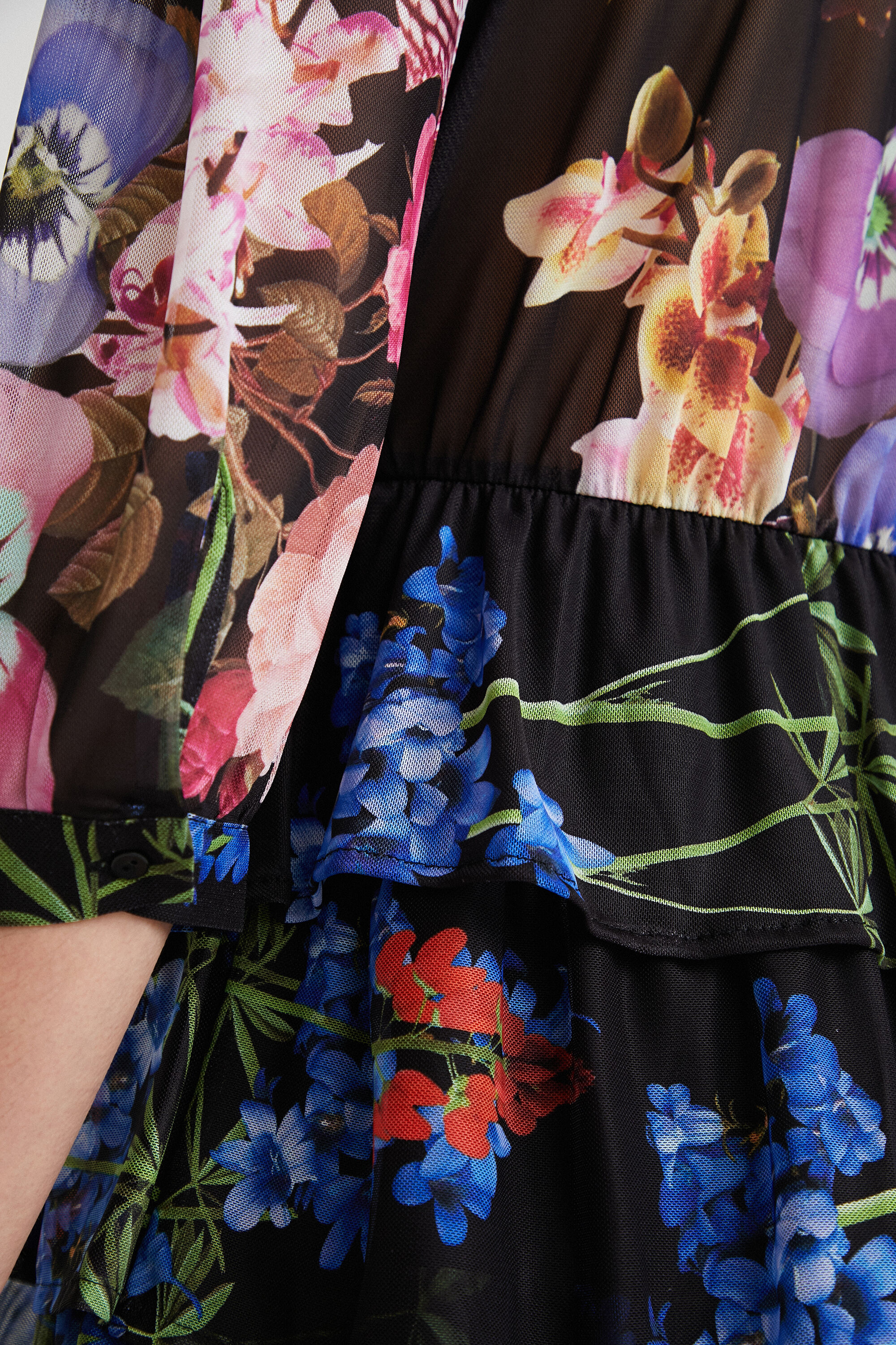 M. Christian Lacroix 蘭モチーフ ワンピース | Desigual.com