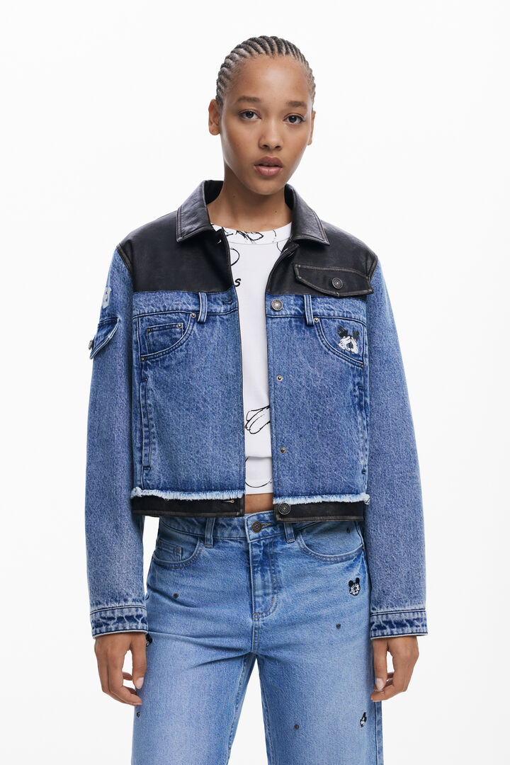 Gewachste Mickey™ Jeansjacke | Desigual