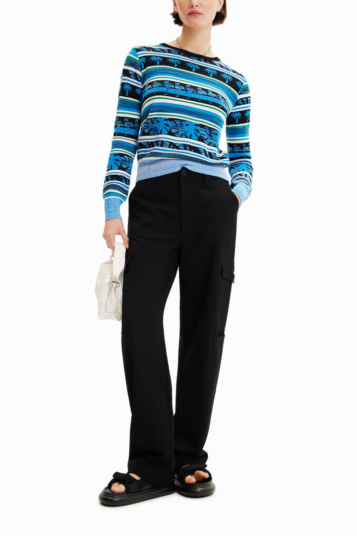 Tropical border pullover | Desigual